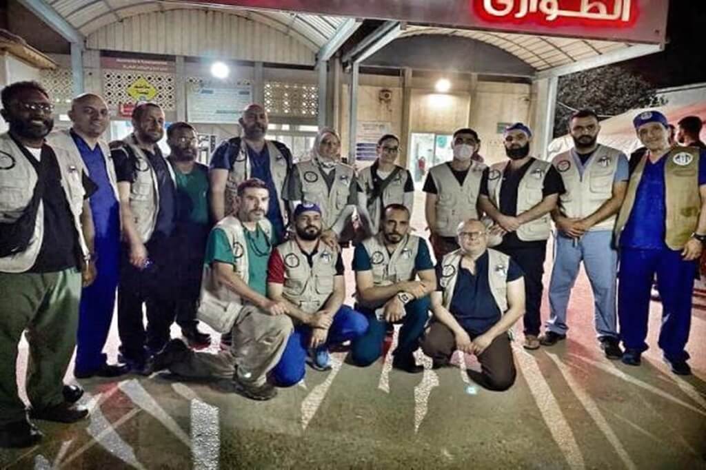 INTERNATIONAL MEDICAL VOLUNTEERS TRAPPED IN GAZA